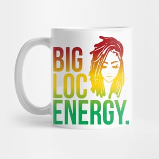 Locs tshirt, Big Loc Energy Shirt, Loc'd Shirt, Loc's shirt Mug